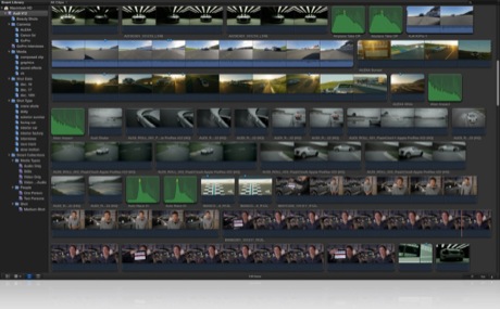 　iMovieから「要約再生」機能も転用しているので、映像や音声の再生がマウスカーソルの動きに応じて可能となっている。